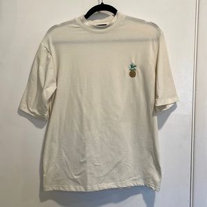 Lightweight mock neck top